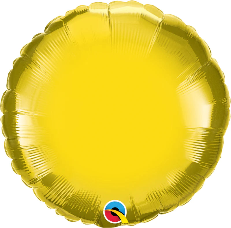 HELIUM-FILLED ROUND-SHAPED FOIL BALLOONS
