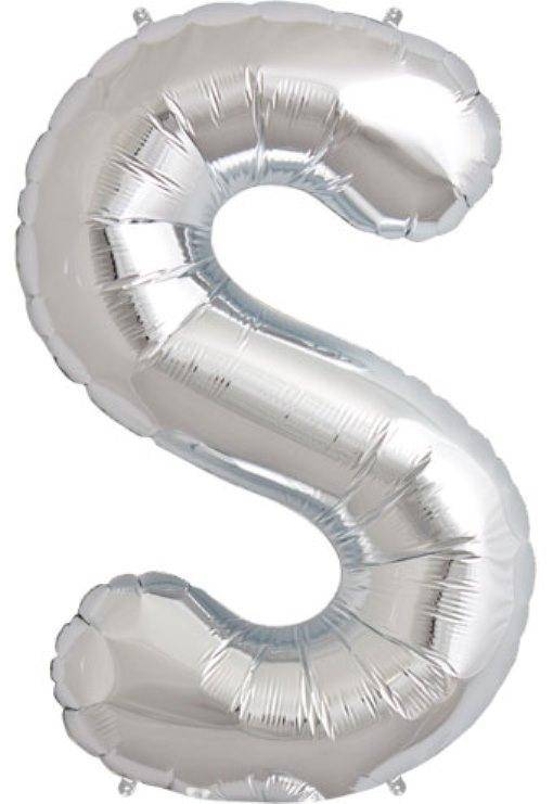 16inch Silver Alphabet Balloon